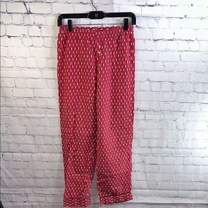 🐧 Victoria’s Secret Pajama Bottoms - Red with Little Penguins - Size XS